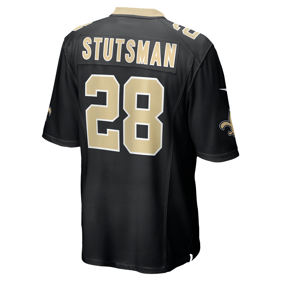 New Orleans Saints Danny Stutsman Black Team Game Jersey | NFL Football Jersey
