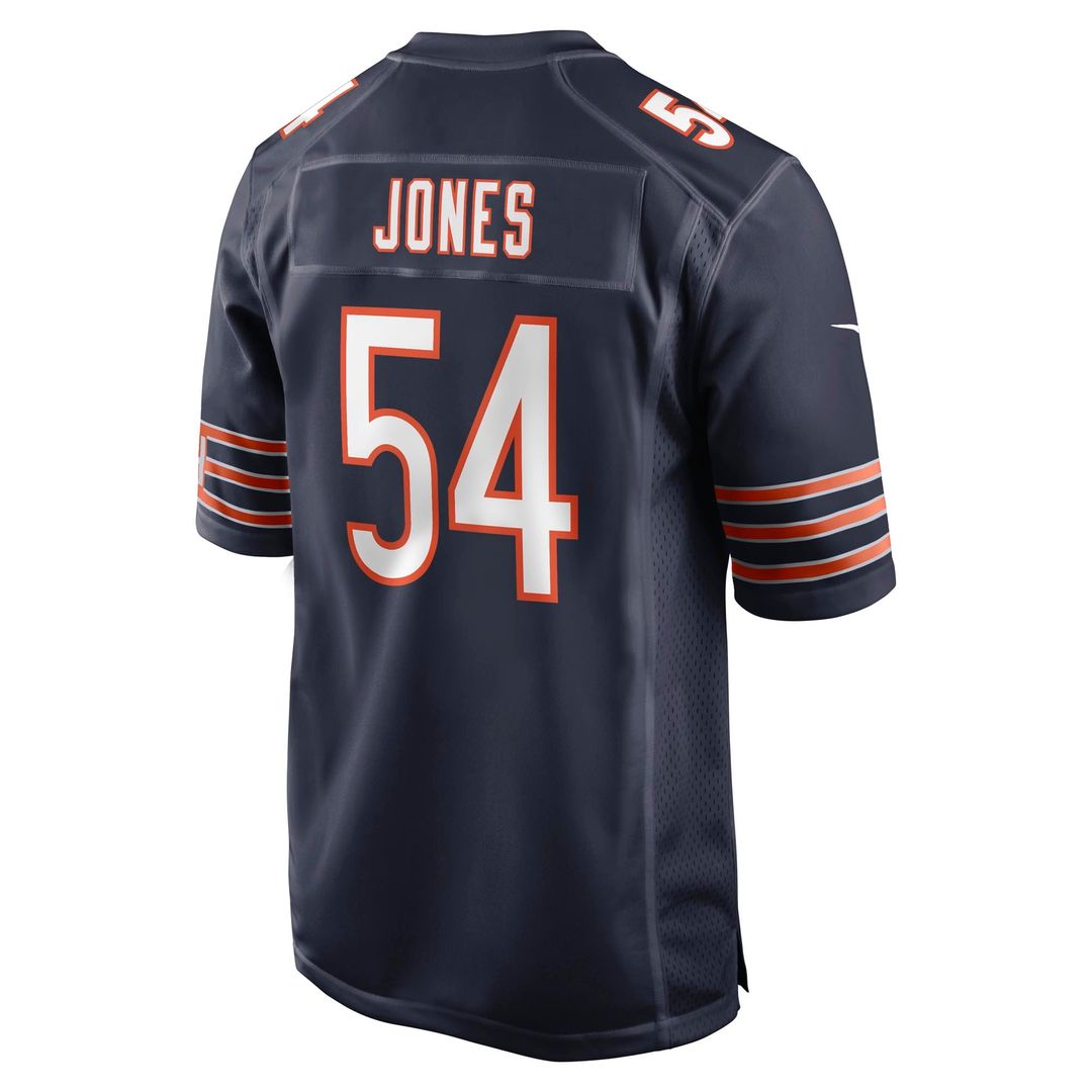 Chicago Bears Logan Jones Navy Team Game Jersey | NFL Football Jersey