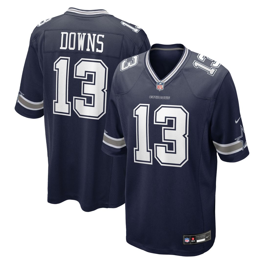 Dallas Cowboys Caleb Downs Navy Team Game Jersey | NFL Football Jersey
