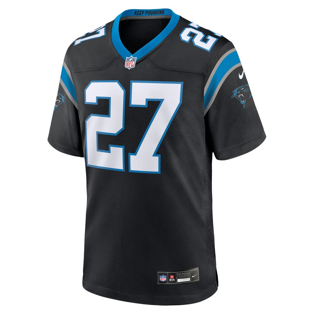 Carolina Panthers Isaiah Simmons Black Team Game Jersey | NFL Football Jersey