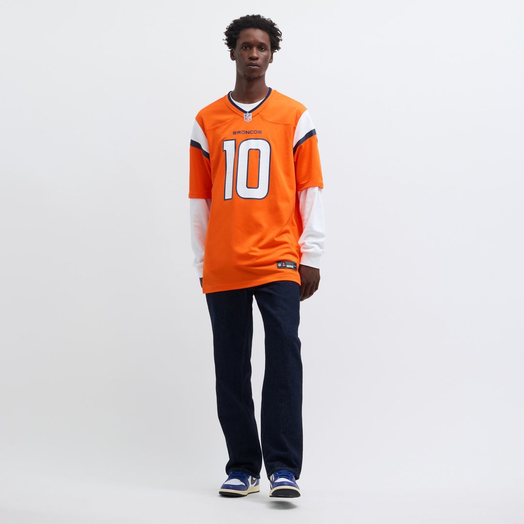 Denver Broncos Bo Nix Navy Alternate Game Jersey | NFL Football Jersey