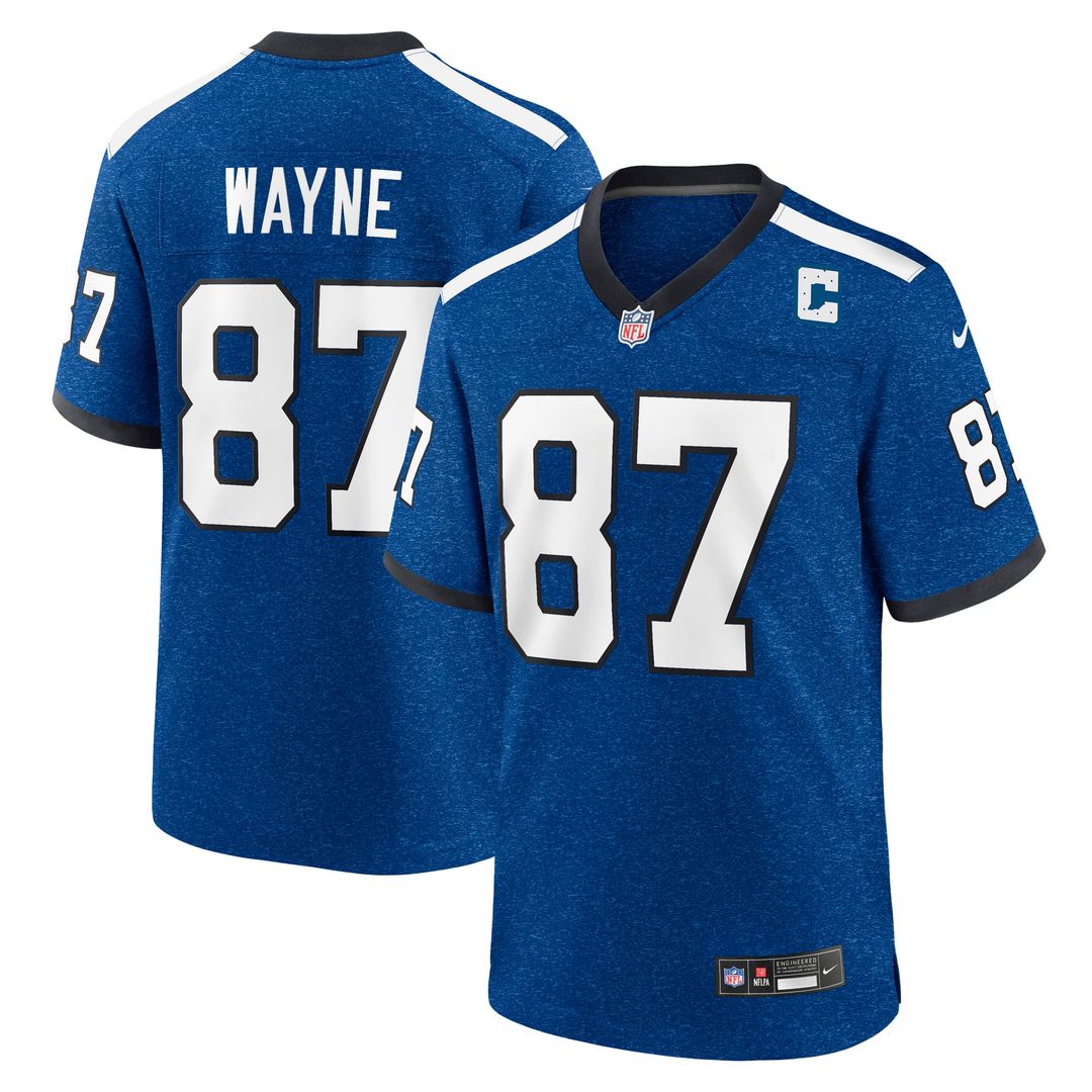 Indianapolis Colts Reggie Wayne Blue Retired Player Alternate Game Jersey | NFL Football Jersey