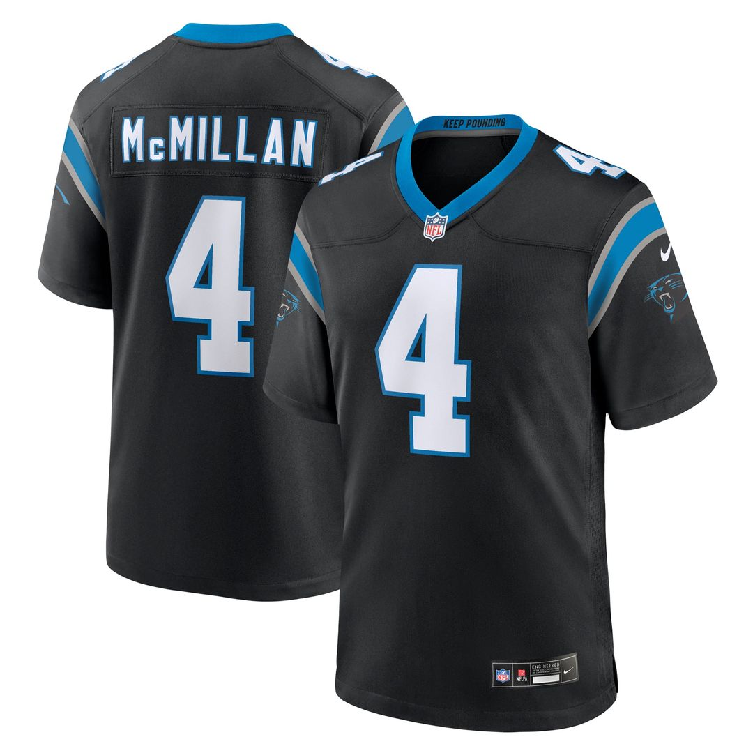 Carolina Panthers Tetairoa McMillan Blue Alternate Game Jersey | NFL Football Jersey