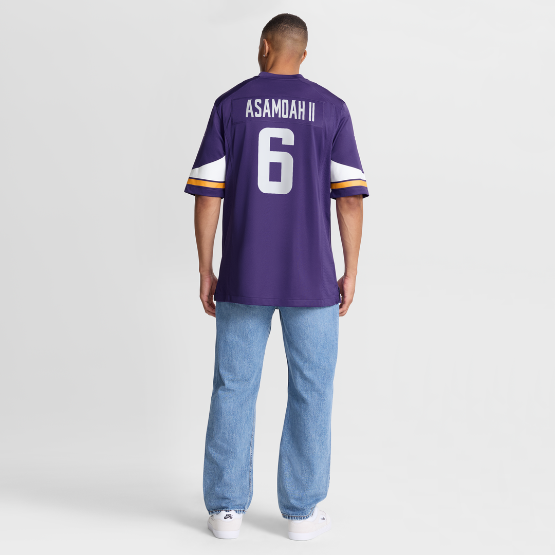 Minnesota Vikings Brian Asamoah II Purple Game Jersey | NFL Football Jersey