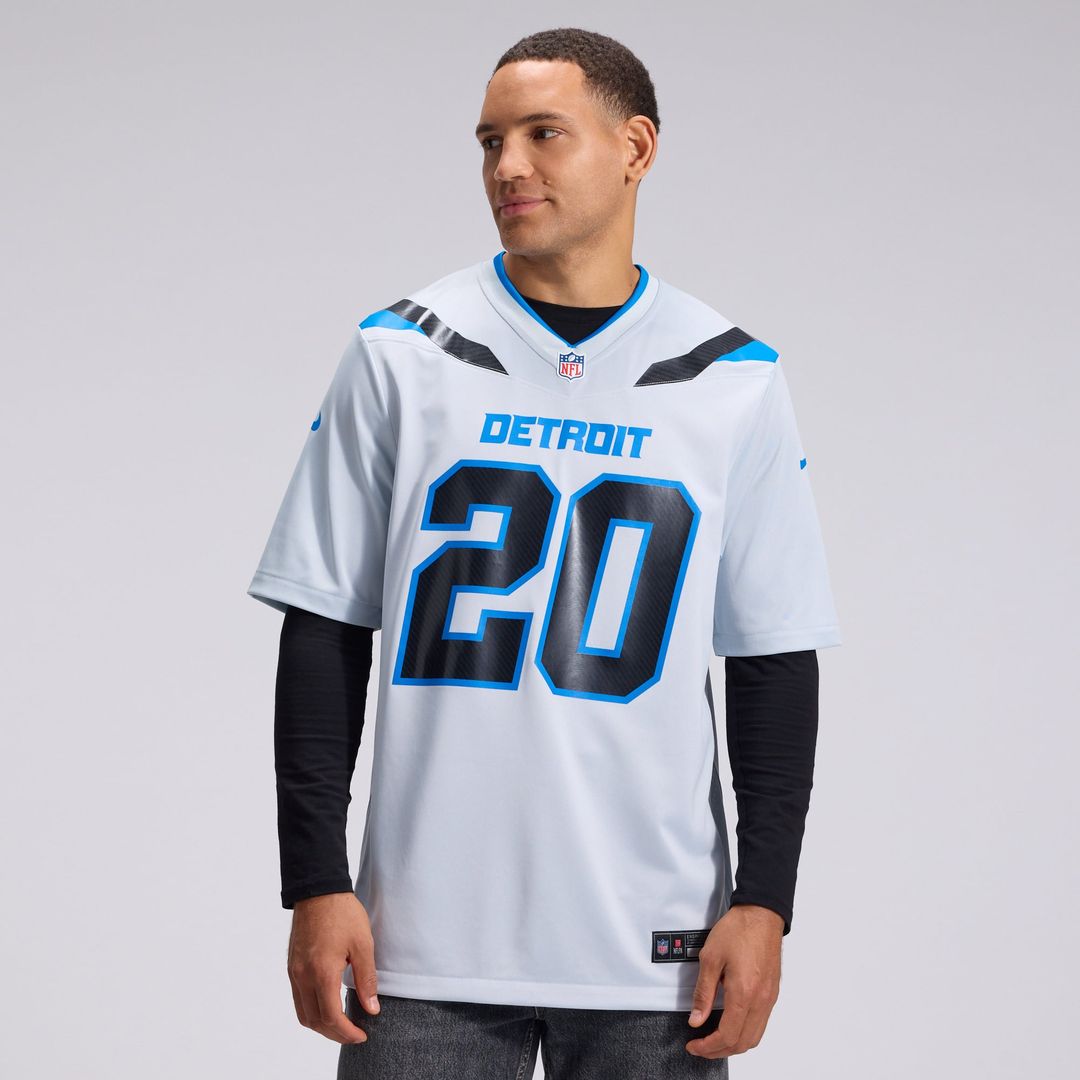 Detroit Lions Barry Sanders Silver 2026 Rivalries Collection Game Jersey | NFL Football Jersey