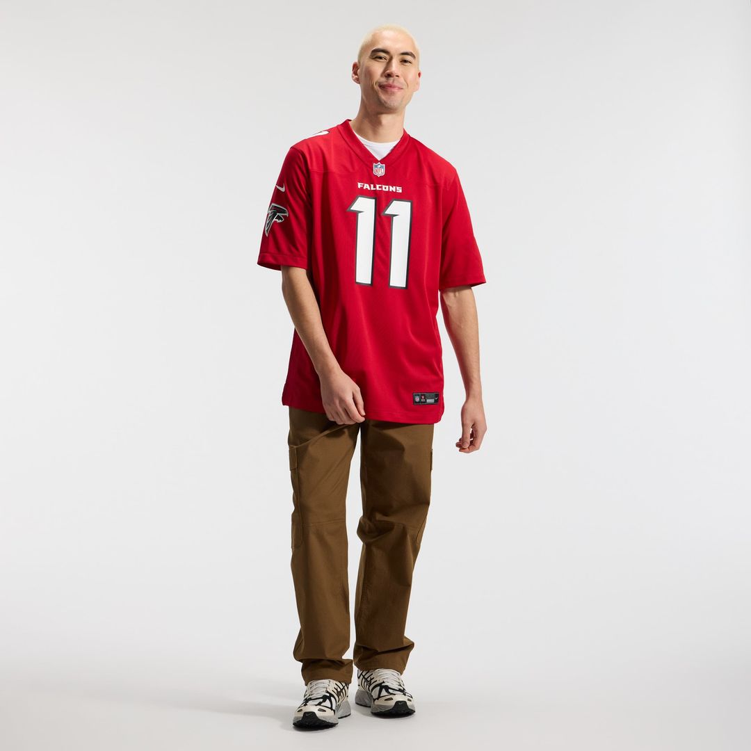 Atlanta Falcons Jalon Walker Red Game Jersey | NFL Football Jersey