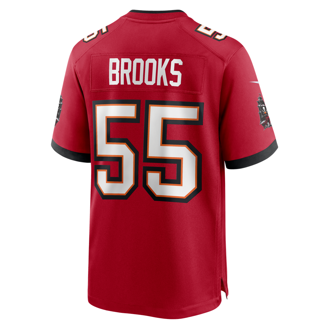 Tampa Bay Buccaneers Derrick Brooks Red Game Retired Player Jersey | NFL Football Jersey