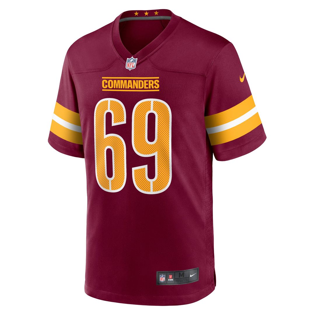 Washington Commanders Tyler Ott Burgundy Game Jersey | NFL Football Jersey