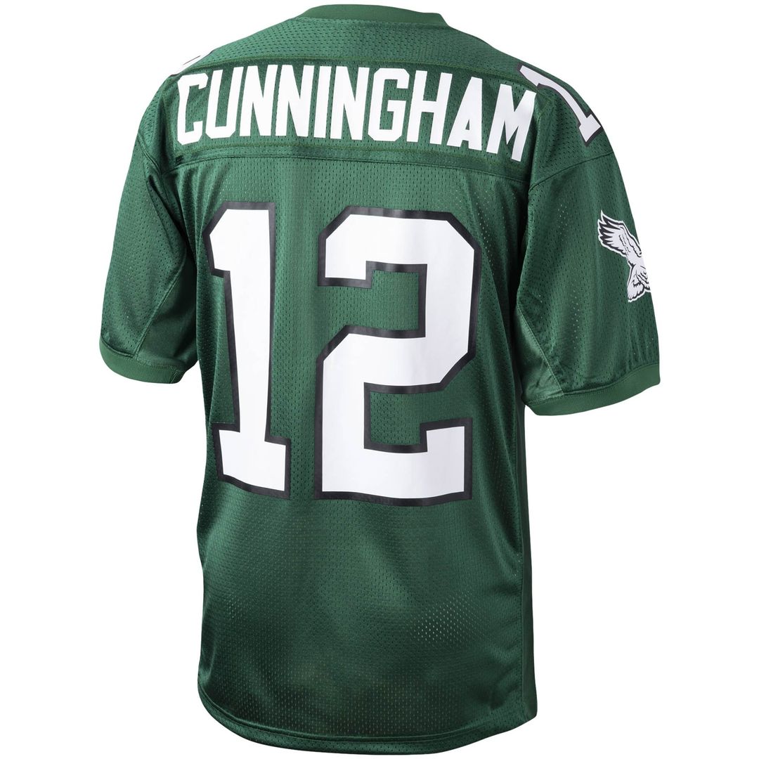 Philadelphia Eagles 1992 Randall Cunningham Green Authentic Throwback Retired Player Jersey | NFL Football Jersey