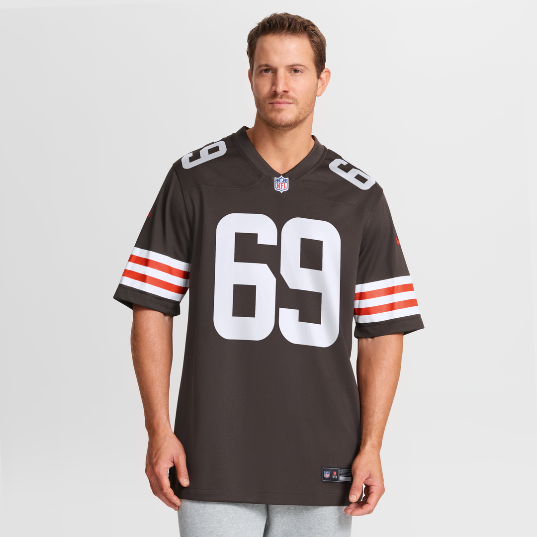 Cleveland Browns Tyre Phillips Brown Team Game Jersey | NFL Football Jersey