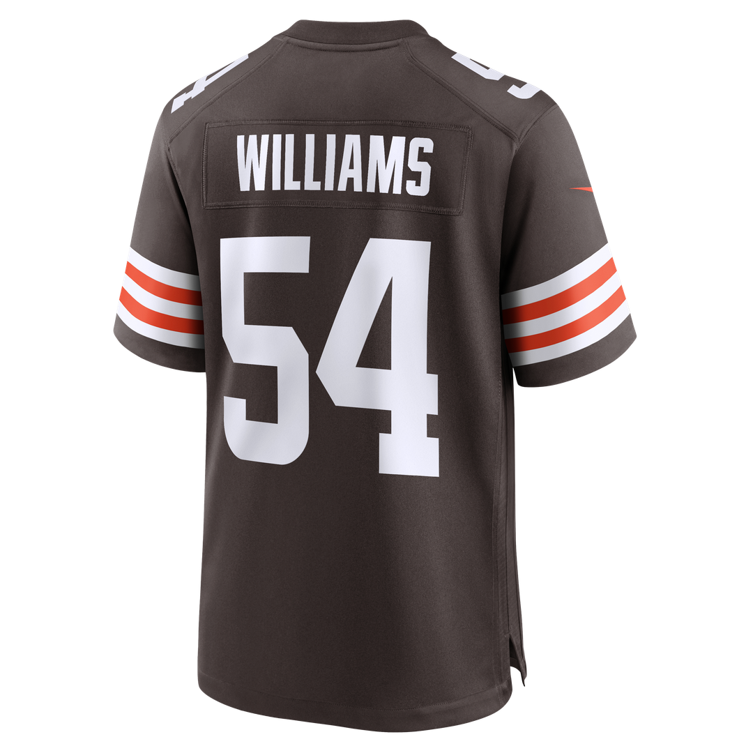 Cleveland Browns Sam Williams Brown Team Game Jersey | NFL Football Jersey