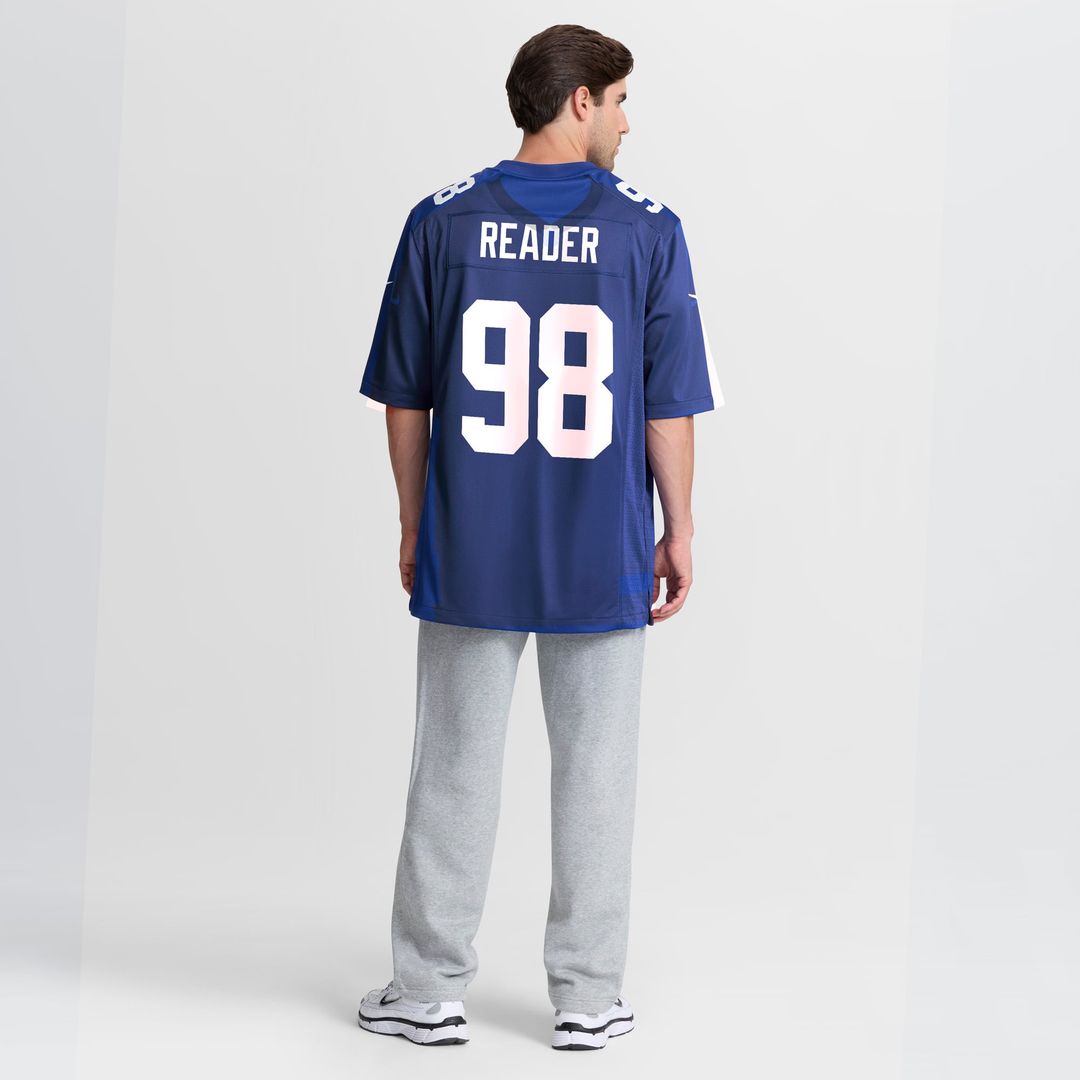 New York Giants D.J. Reader Royal Game Jersey | NFL Football Jersey