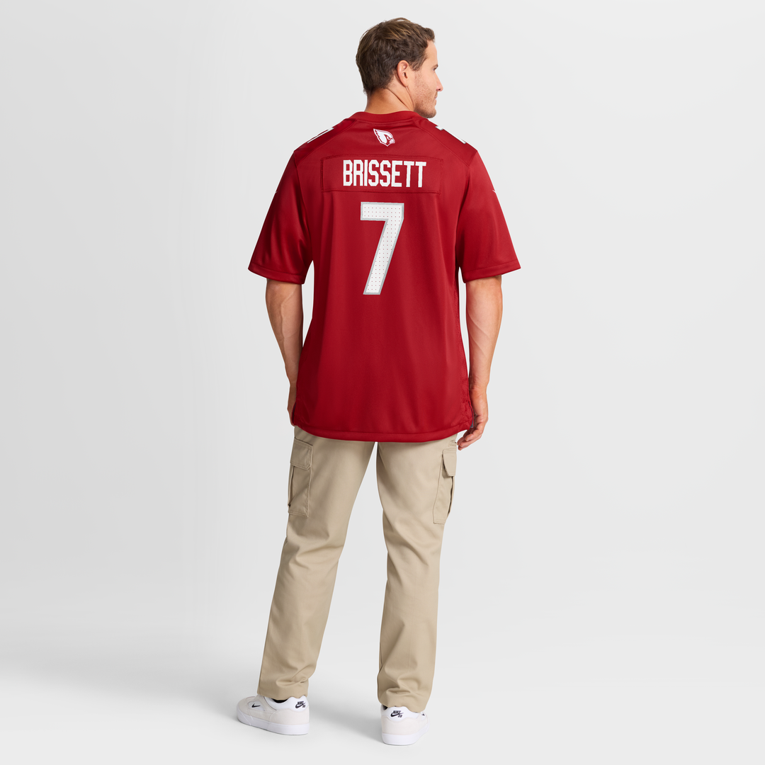 Arizona Cardinals Jacoby Brissett Cardinal Team Game Jersey | NFL Football Jersey