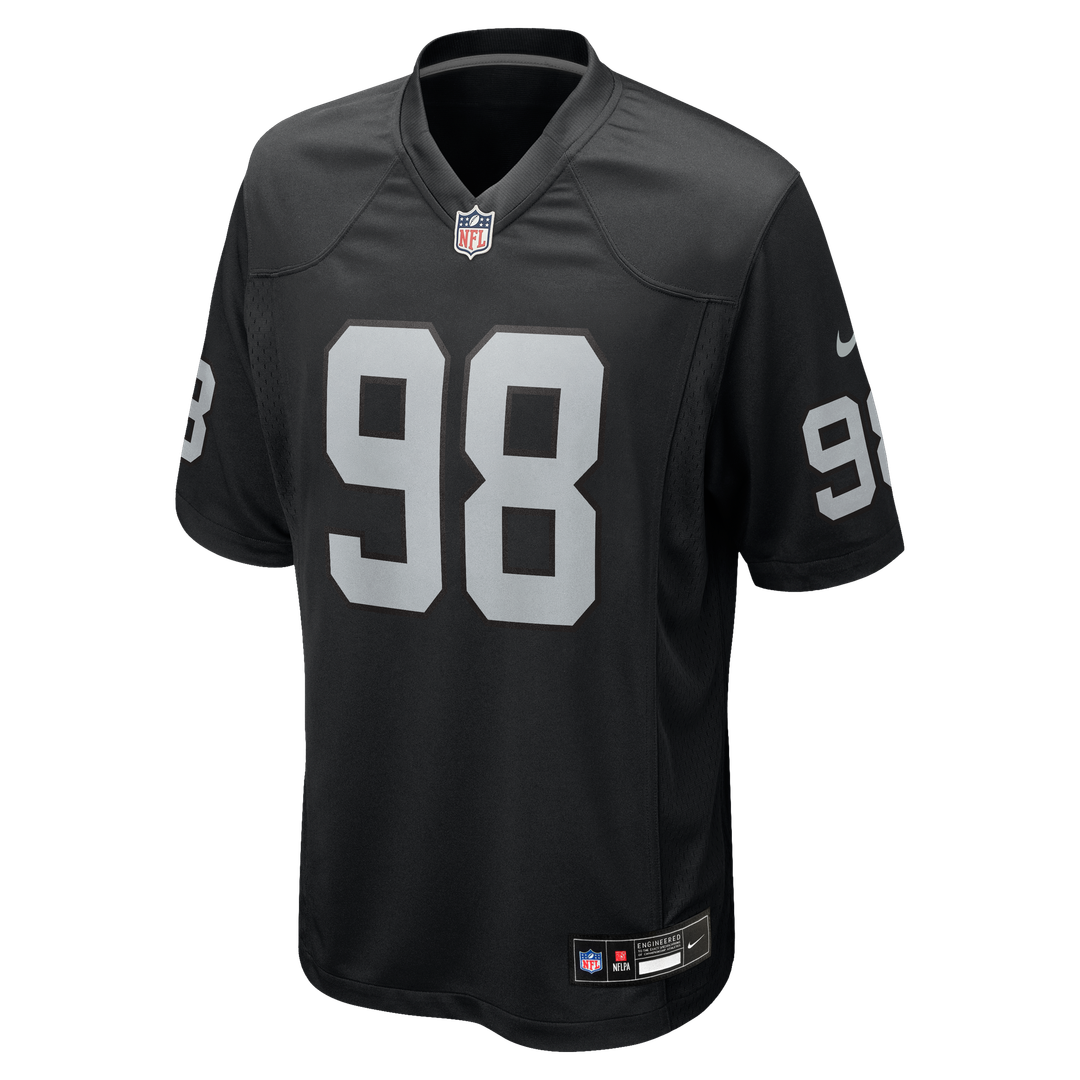 Las Vegas Raiders Maxx Crosby Black Game Jersey | NFL Football Jersey