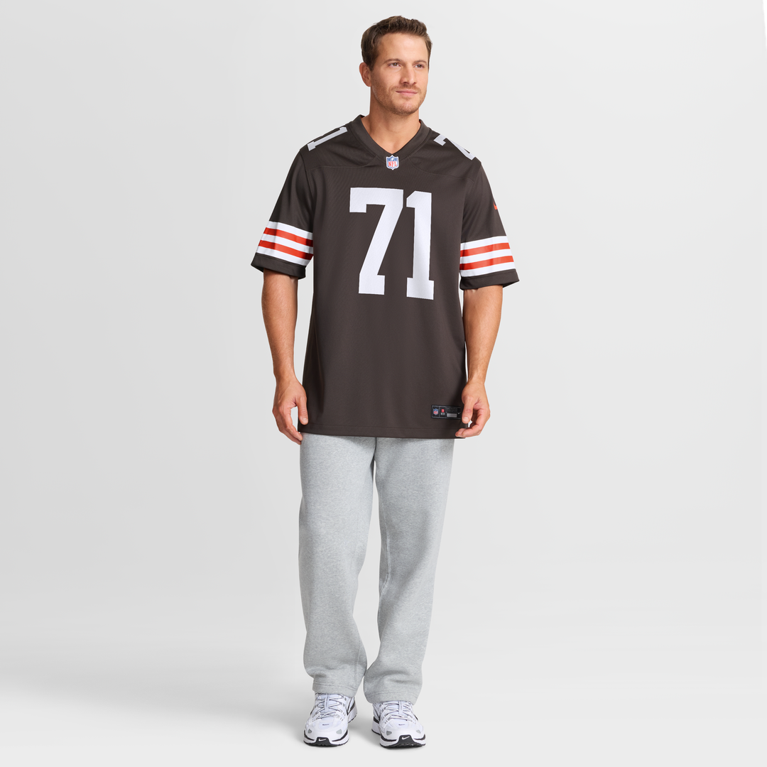 Cleveland Browns Cornelius Lucas Brown Team Game Jersey | NFL Football Jersey