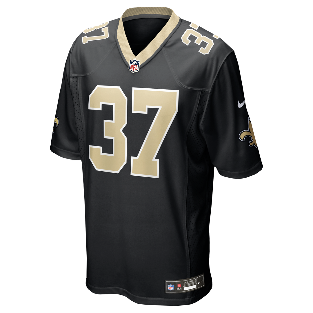 New Orleans Saints Steve Gleason Black Game Retired Player Jersey | NFL Football Jersey