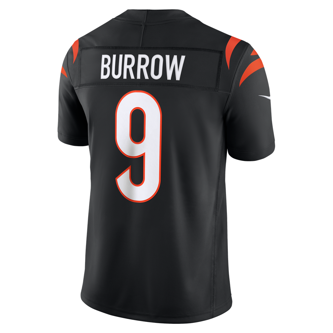 Cincinnati Bengals Joe Burrow Orange Alternate Vapor F.U.S.E. Stitched Limited Jersey | NFL Football Jersey