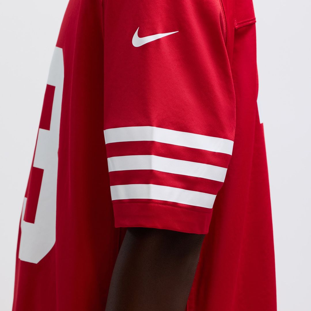 San Francisco 49ers Brock Purdy Scarlet Game Player Jersey | NFL Football Jersey