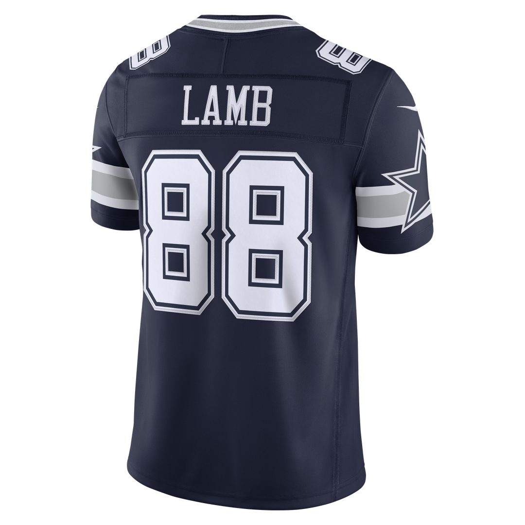 Dallas Cowboys CeeDee Lamb Navy Team Vapor F.U.S.E. Stitched Limited Jersey | NFL Football Jersey