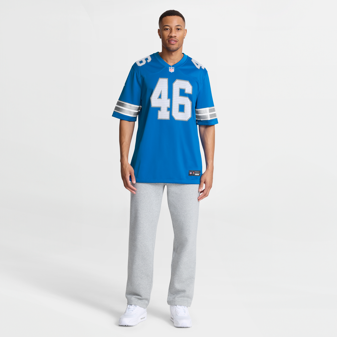Detroit Lions Jack Campbell Blue Game Jersey | NFL Football Jersey