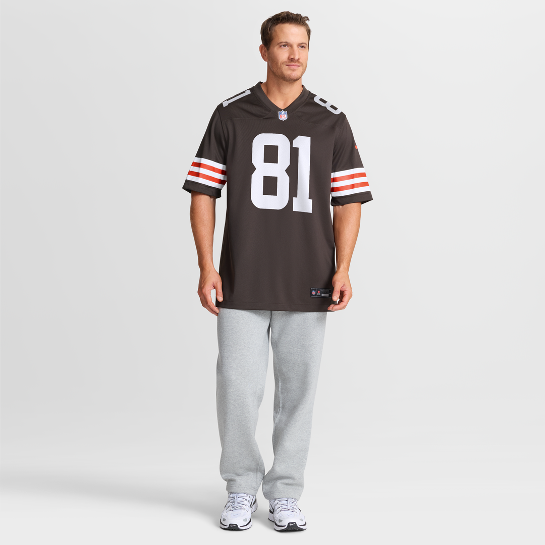 Cleveland Browns Luke Floriea Brown Team Game Jersey | NFL Football Jersey