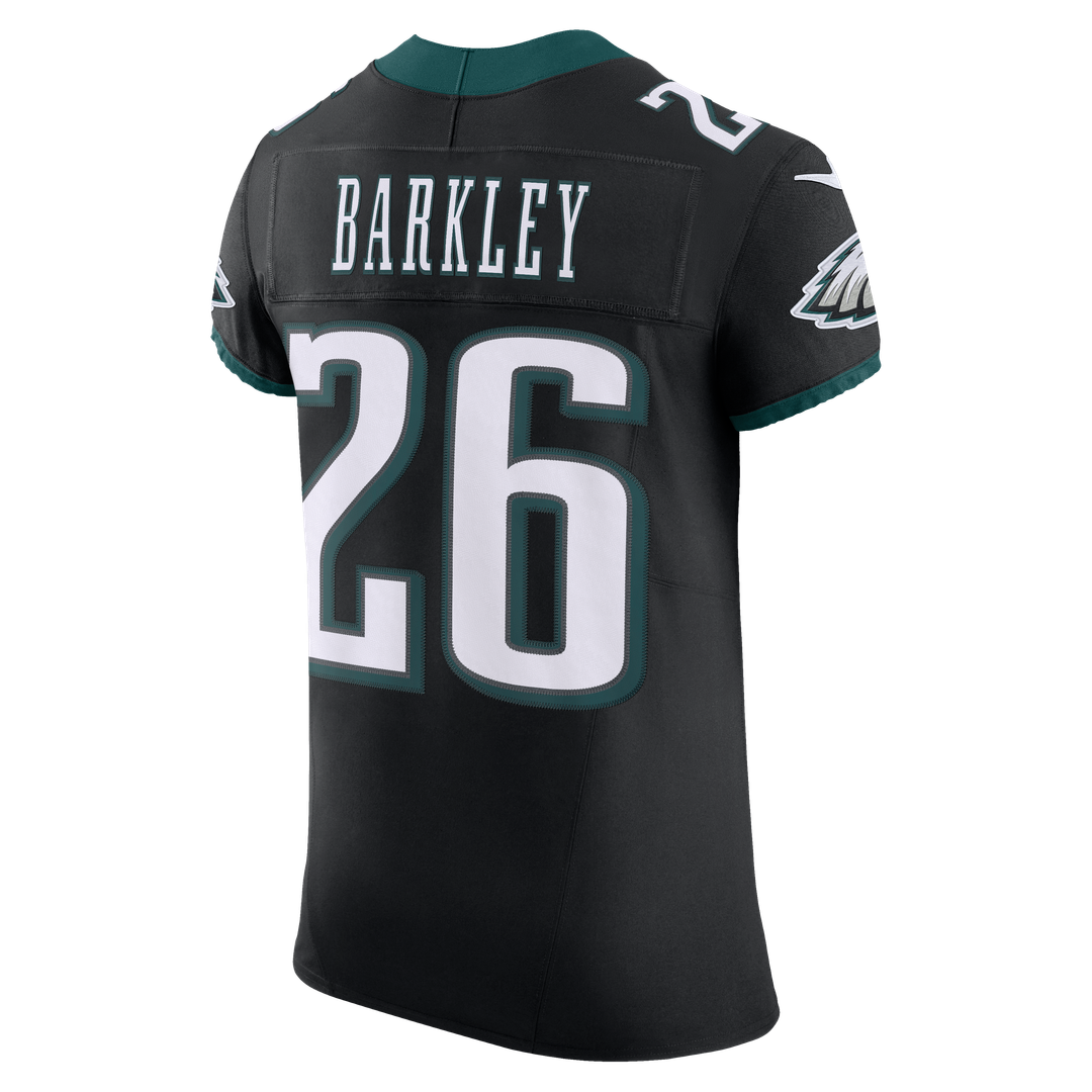 Philadelphia Eagles Saquon Barkley Black Alternate Vapor F.U.S.E. Elite Jersey | NFL Football Jersey