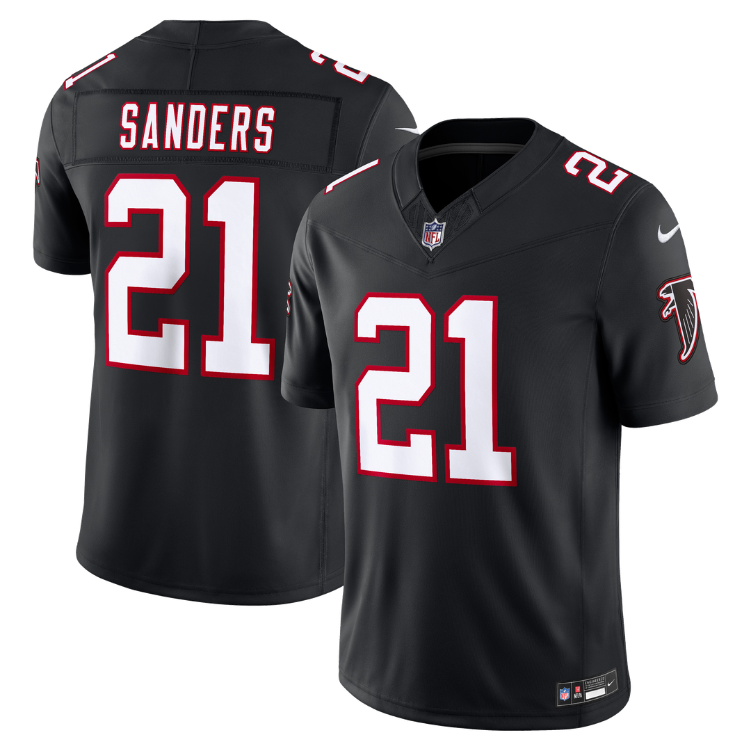 Atlanta Falcons Deion Sanders Red Team Vapor F.U.S.E. Stitched Retired Limited Jersey | NFL Football Jersey