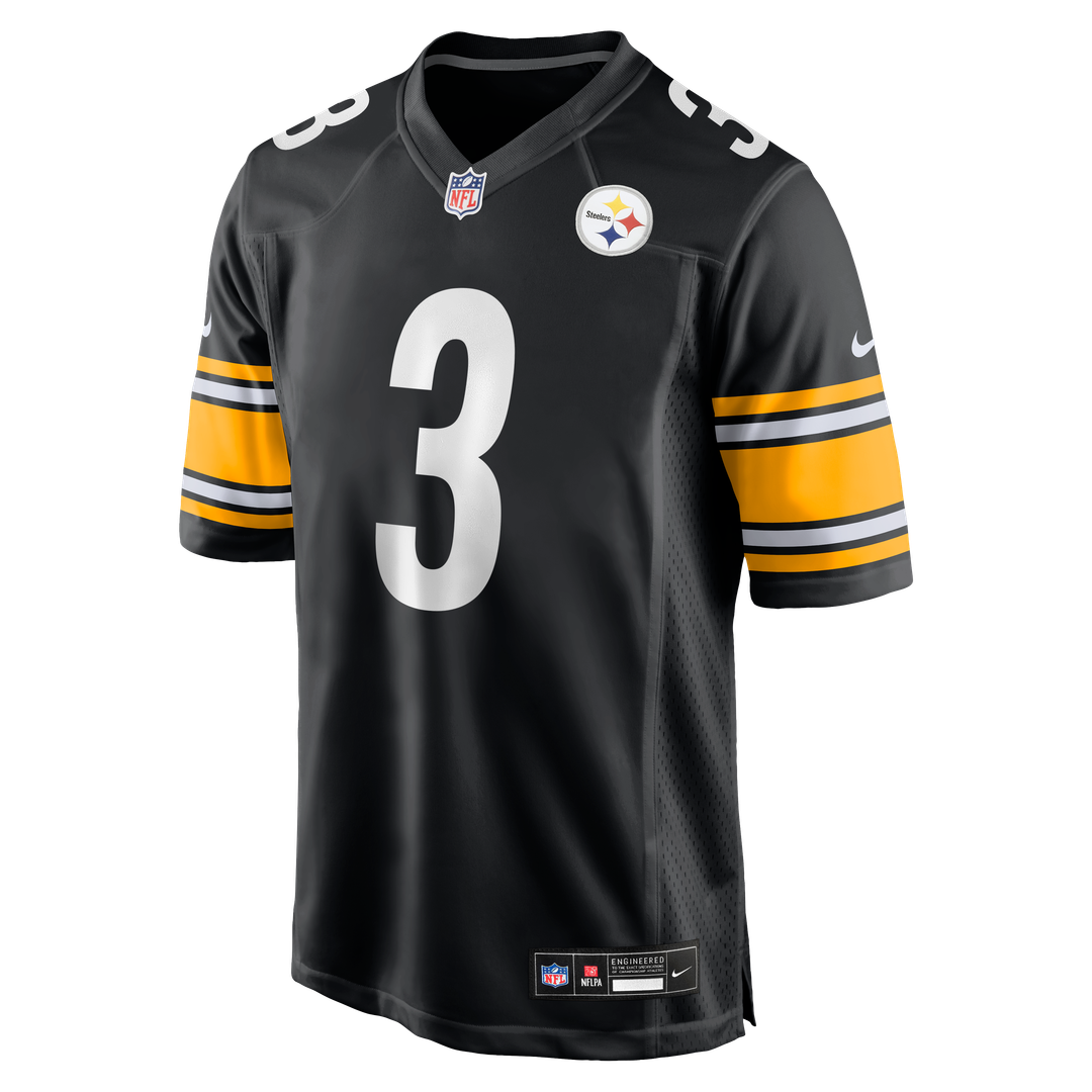 Pittsburgh Steelers Jaquan Brisker Black Team Game Jersey | NFL Football Jersey