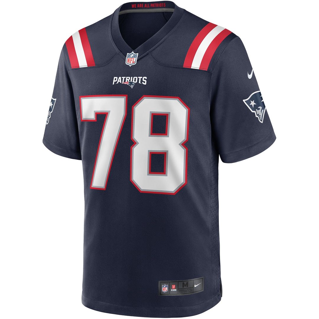 New England Patriots Bruce Armstrong Navy Game Retired Player Jersey | NFL Football Jersey