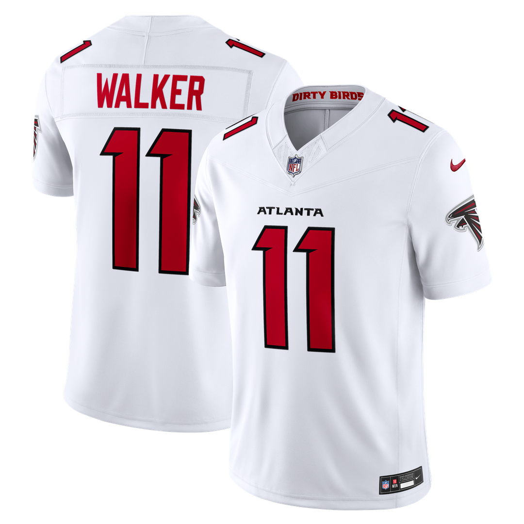 Atlanta Falcons Jalon Walker White Vapor F.U.S.E. Stitched Limited Jersey | NFL Football Jersey