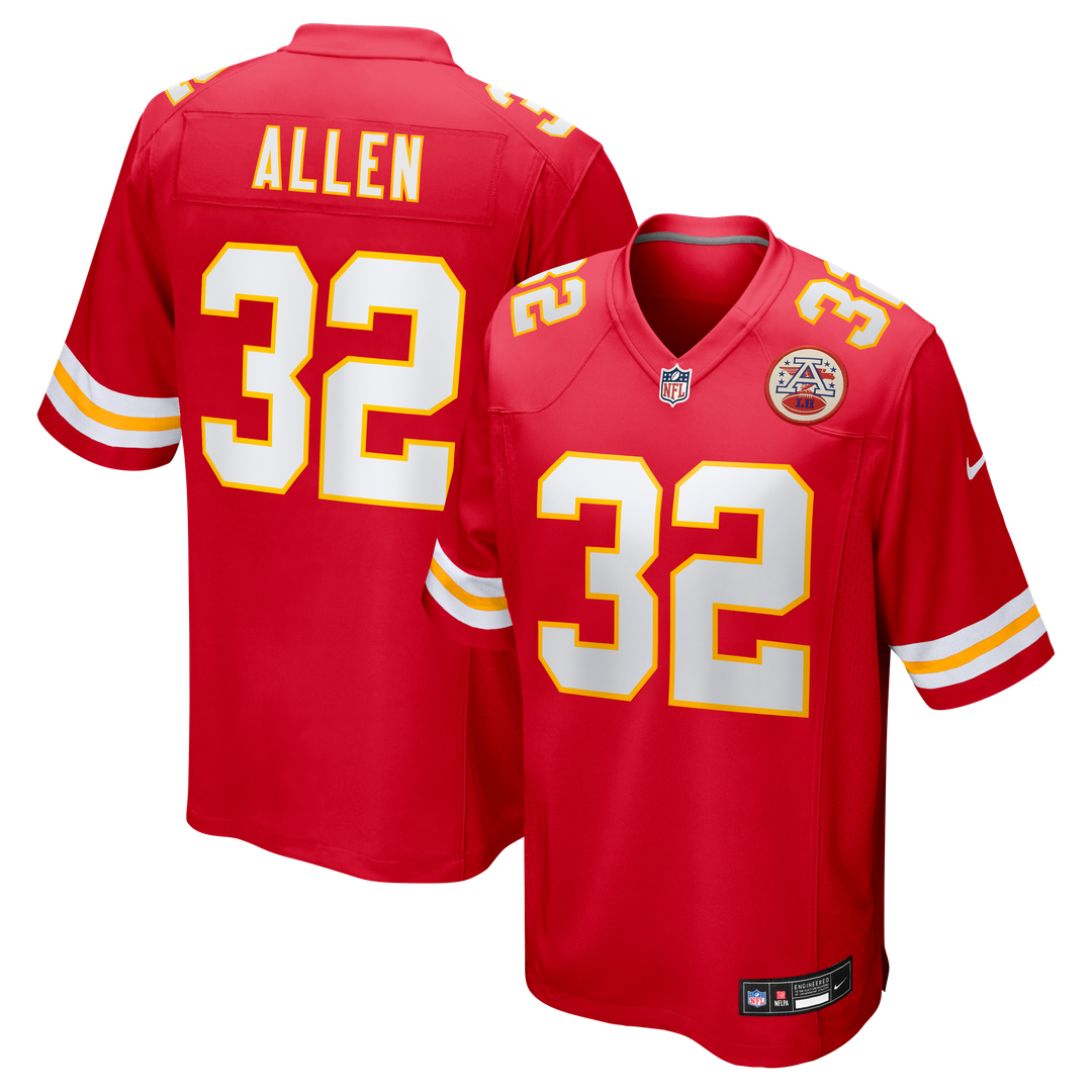 Kansas City Chiefs Marcus Allen White Retired Player Game Jersey | NFL Football Jersey