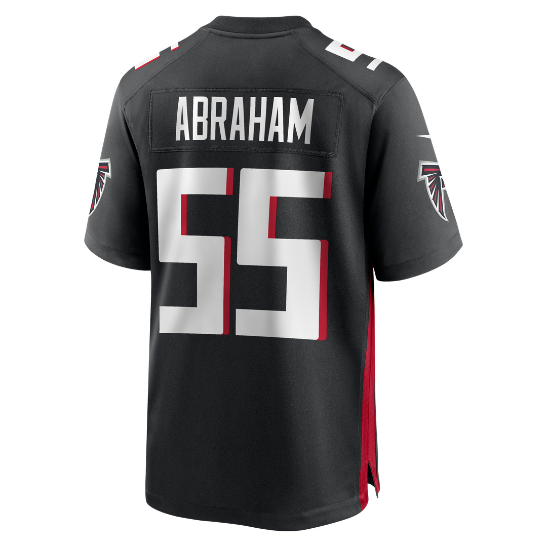 Atlanta Falcons John Abraham Black Game Retired Player Jersey | NFL Football Jersey