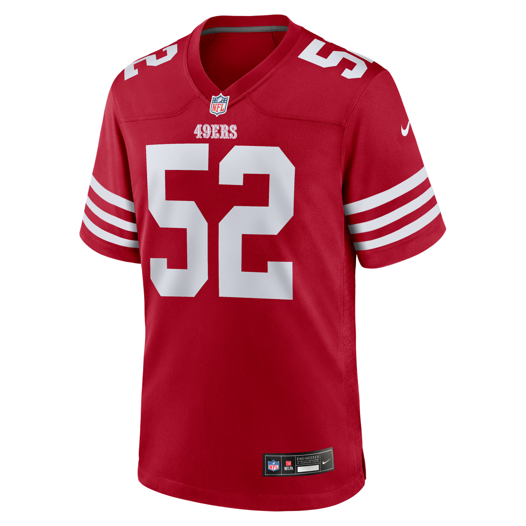 San Francisco 49ers Patrick Willis Scarlet Retired Player Game Jersey | NFL Football Jersey