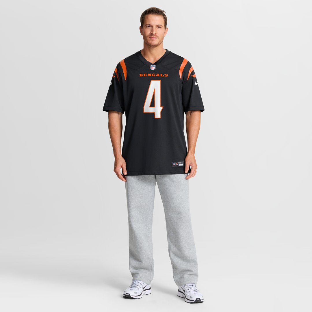 Cincinnati Bengals Sean Clifford Black Team Game Jersey | NFL Football Jersey