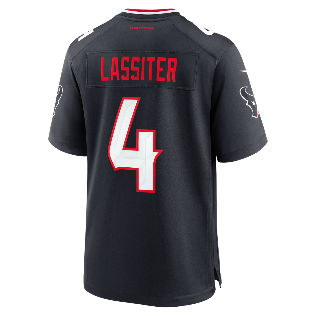 Houston Texans Kamari Lassiter Navy Team Game Jersey | NFL Football Jersey