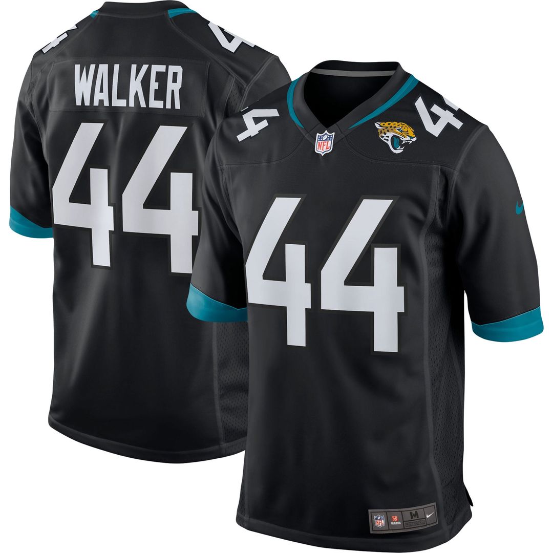 Jacksonville Jaguars Travon Walker Black Player Game Jersey | NFL Football Jersey