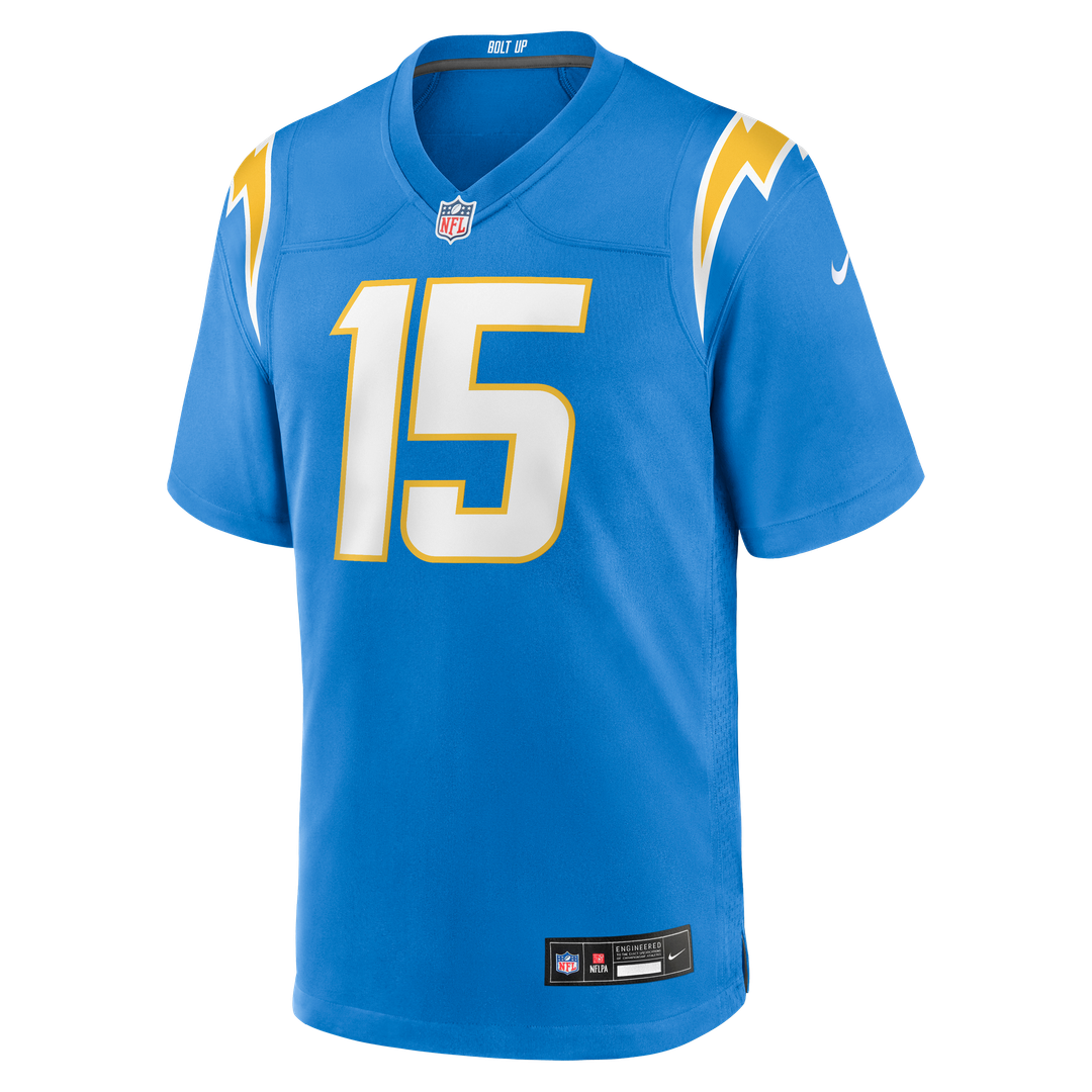 Los Angeles Chargers Ladd McConkey Powder Blue Player Game Jersey | NFL Football Jersey