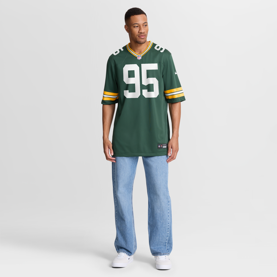 Green Bay Packers Devonte Wyatt Green Player Game Jersey | NFL Football Jersey