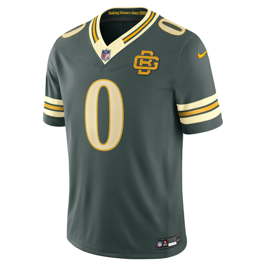 Green Bay Packers Matthew Golden Green 2026 Rivalries Collection Stitched Limited Jersey | NFL Football Jersey