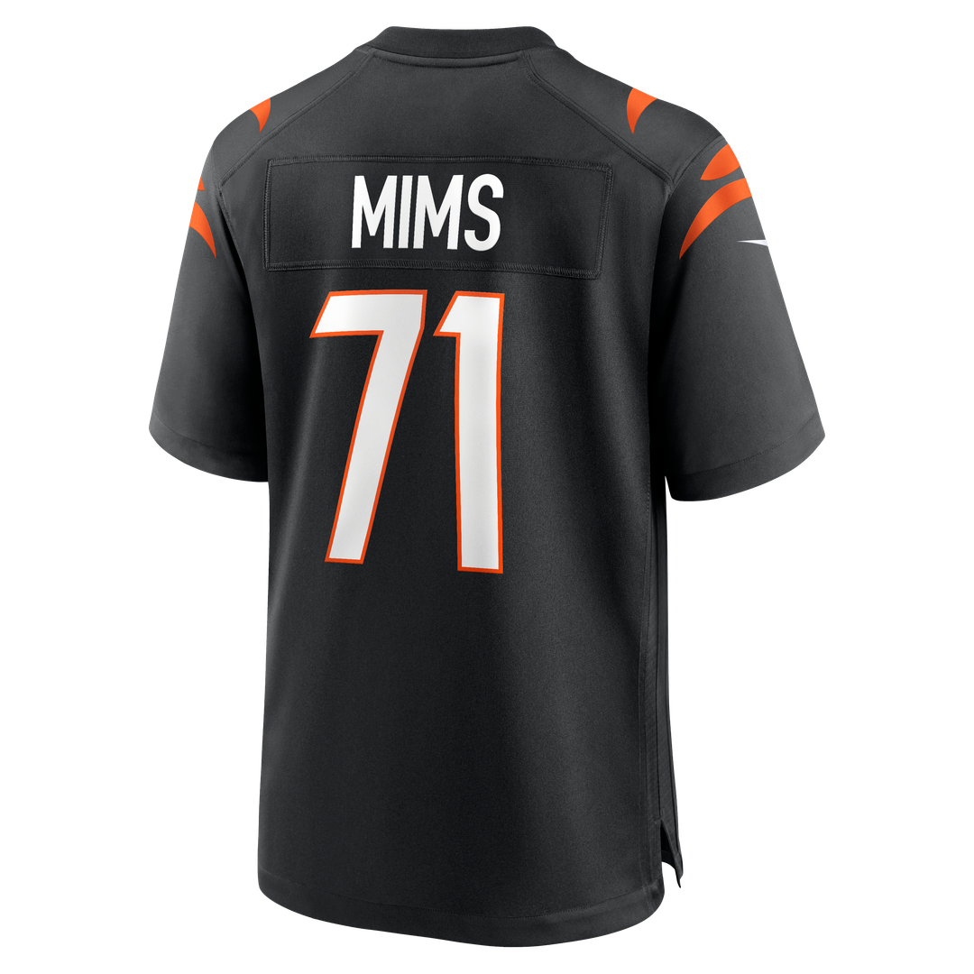 Cincinnati Bengals Amarius Mims Black Player Game Jersey | NFL Football Jersey