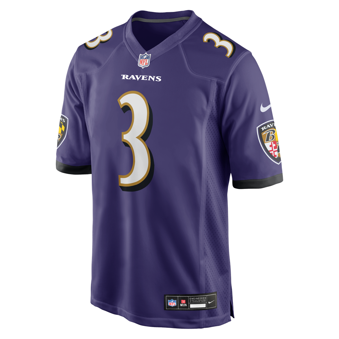 Baltimore Ravens Chidobe Awuzie Purple Team Game Jersey | NFL Football Jersey