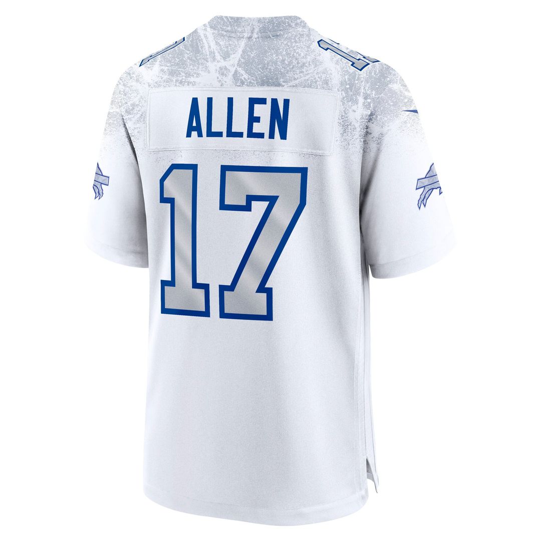 Buffalo Bills Josh Allen White Rivalries Collection Game Jersey | NFL Football Jersey