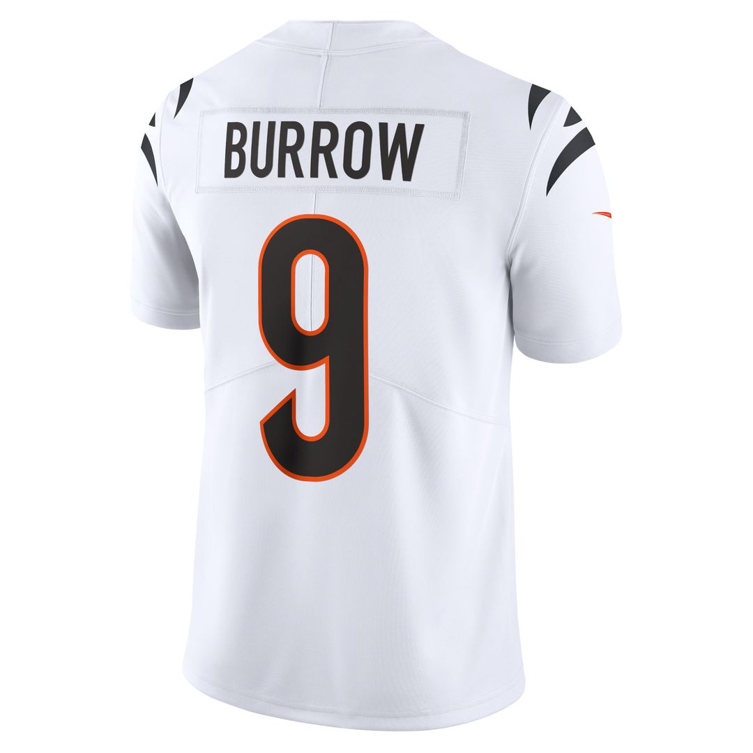 Cincinnati Bengals Joe Burrow White Vapor Untouchable Limited Jersey | NFL Football Jersey