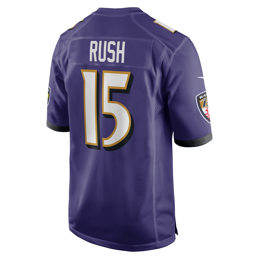 Baltimore Ravens Cooper Rush Purple Team Game Jersey | NFL Football Jersey