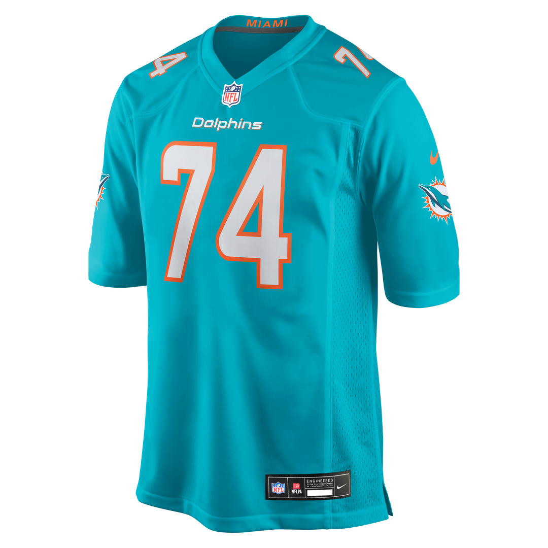 Miami Dolphins Kadyn Proctor Aqua Team Game Jersey | NFL Football Jersey