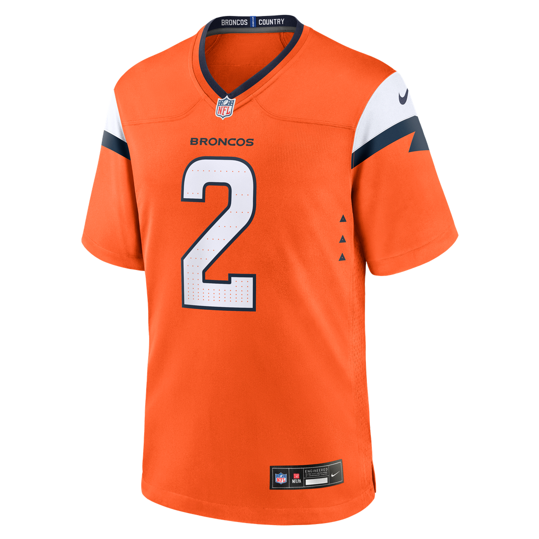 Denver Broncos Patrick Surtain II Orange Team Game Jersey | NFL Football Jersey