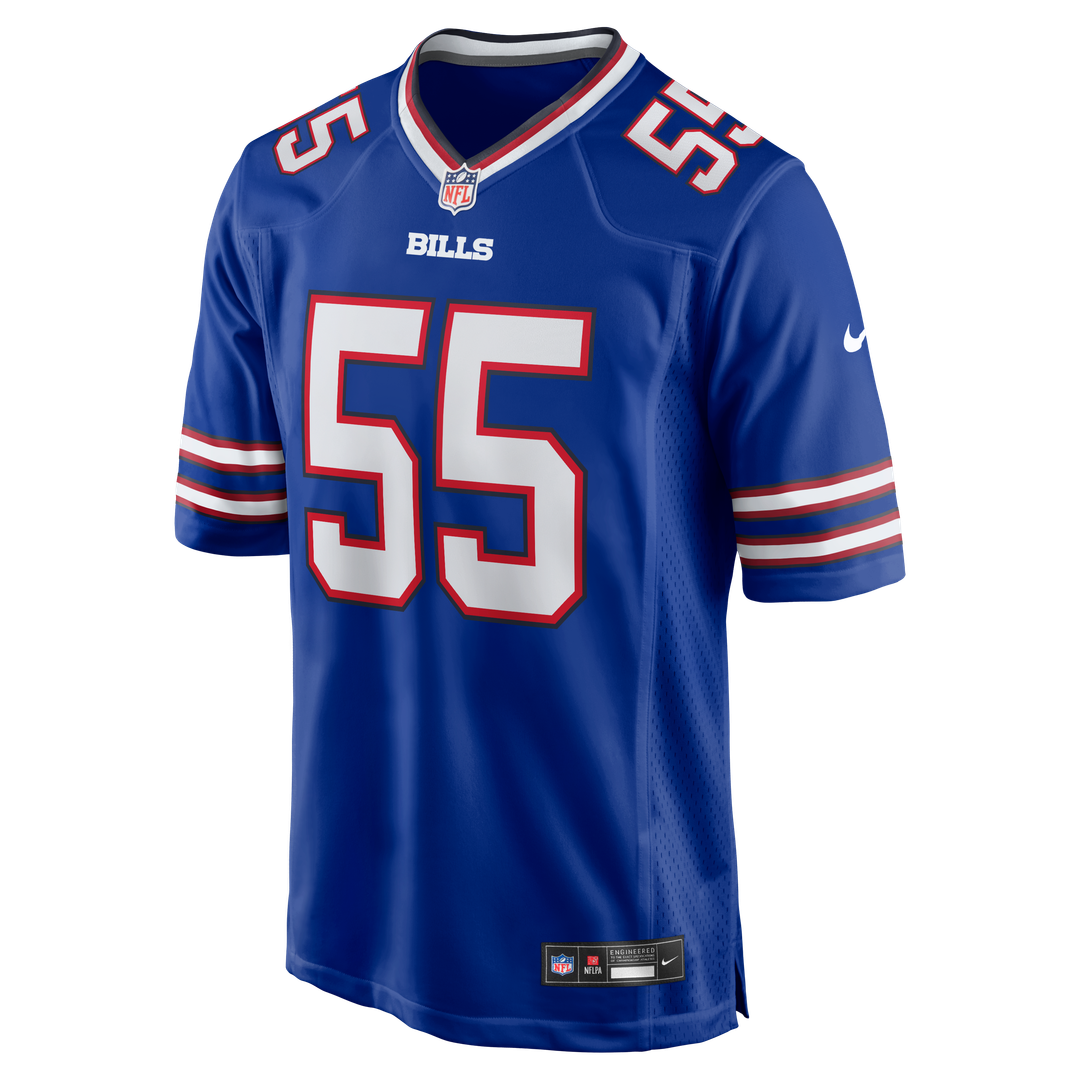 Buffalo Bills Michael Hoecht Royal Team Game Jersey | NFL Football Jersey