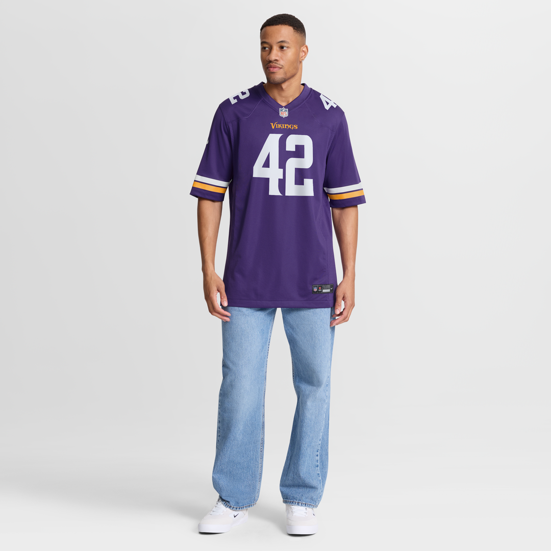Minnesota Vikings Andrew DePaola Purple Game Jersey | NFL Football Jersey