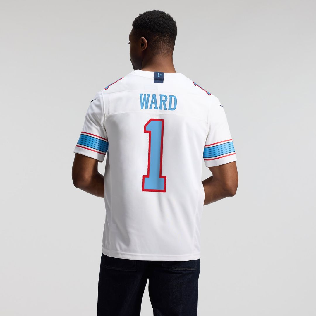 Tennessee Titans Cameron Ward Light Blue Team Vapor F.U.S.E. Stitched Limited Jersey | NFL Football Jersey