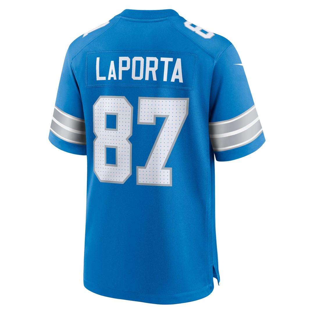 Detroit Lions Sam LaPorta White White Game Jersey | NFL Football Jersey